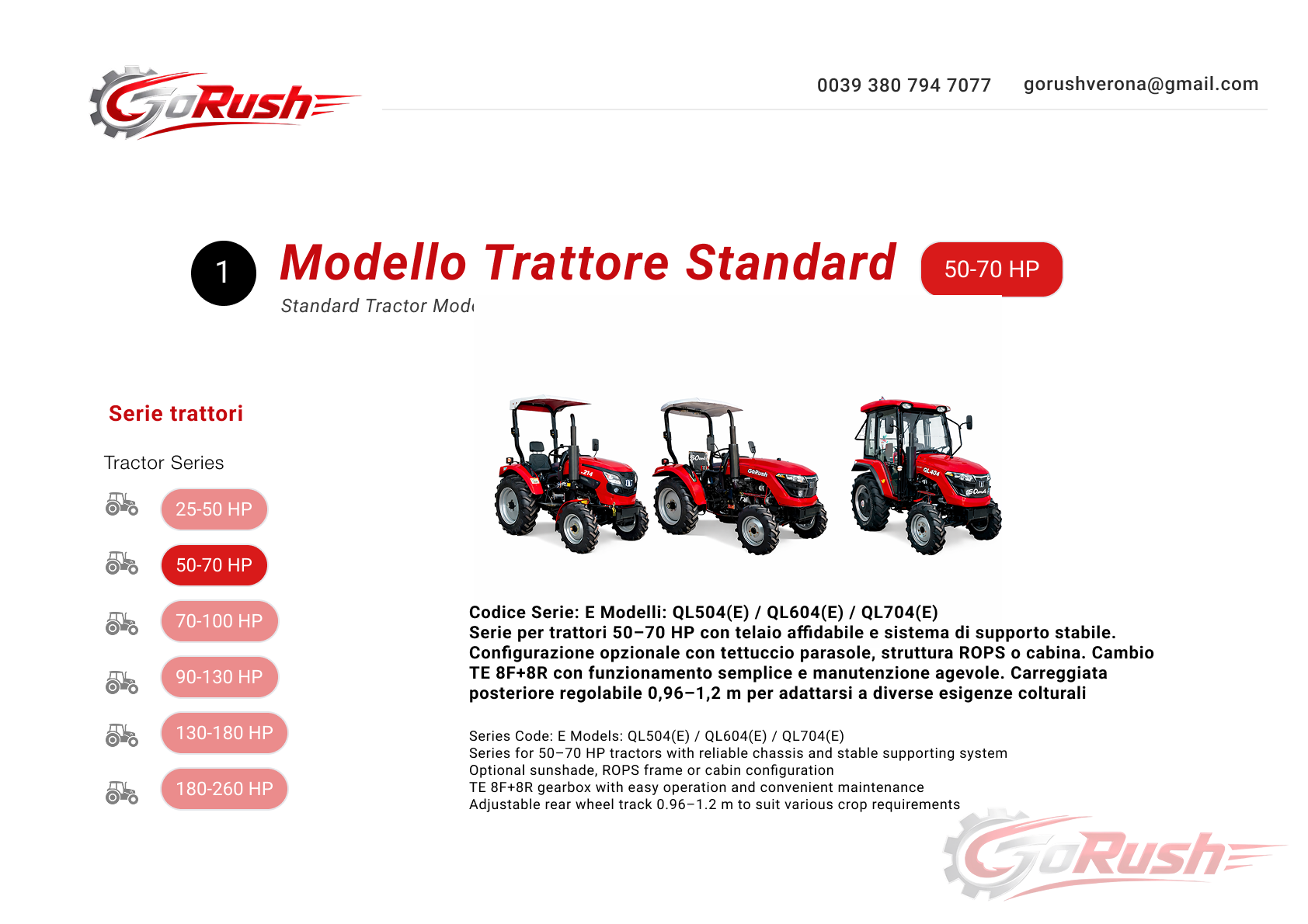 Trattore 50-70 HP 1